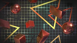 Thumbnail image for Retro Grid (Vermilion) wallpaper