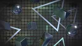 Thumbnail image for Retro Grid (Steel) wallpaper