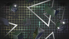 Thumbnail image for Retro Grid (Silver) wallpaper