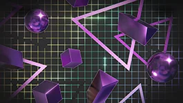 Thumbnail image for Retro Grid (Violet) wallpaper